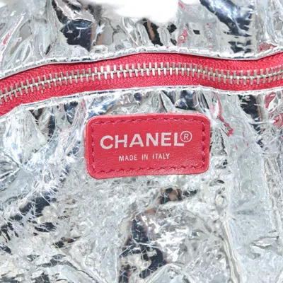 Pre-owned Chanel Numero 5 White Canvas Tote Bag ()