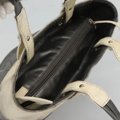 Pre-owned Chanel Paris Biarritz Grey Canvas Tote Bag () In Gray