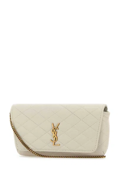 Saint Laurent Shoulder Bags In White