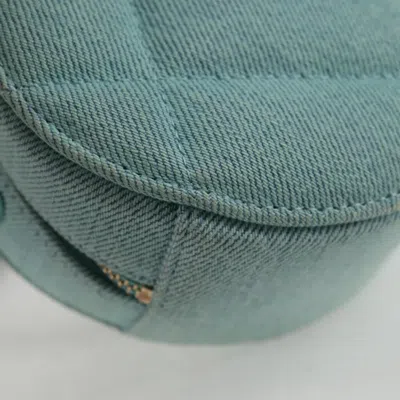 Pre-owned Chanel Ronde Blue Canvas Shoulder Bag ()