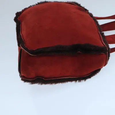 Pre-owned Chanel Shopping Red Suede Tote Bag ()