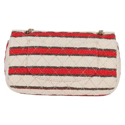 Pre-owned Chanel Timeless/classique Beige Cotton Shoulder Bag () In Sand