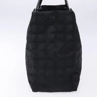 Pre-owned Chanel Travel Line Black Nylon Tote Bag ()