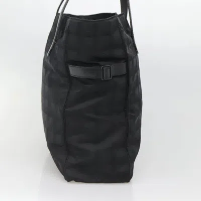 Pre-owned Chanel Travel Line Black Nylon Tote Bag ()