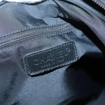 Pre-owned Chanel Travel Line Black Nylon Tote Bag ()