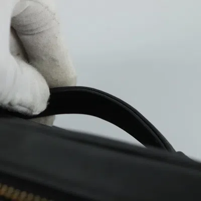 Pre-owned Chanel Vanity Black Leather Clutch Bag ()