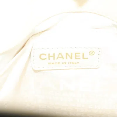 Pre-owned Chanel Window Black Canvas Tote Bag ()