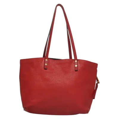 Pre-owned Chloé Dylan Red Leather Tote Bag ()
