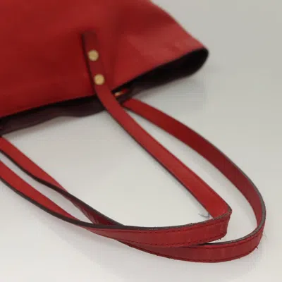 Pre-owned Chloé Dylan Red Leather Tote Bag ()