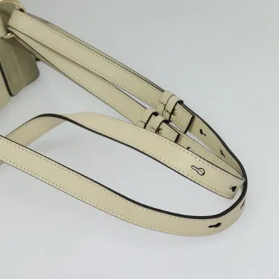 Pre-owned Chloé Faye Beige Leather Backpack Bag () In Sand