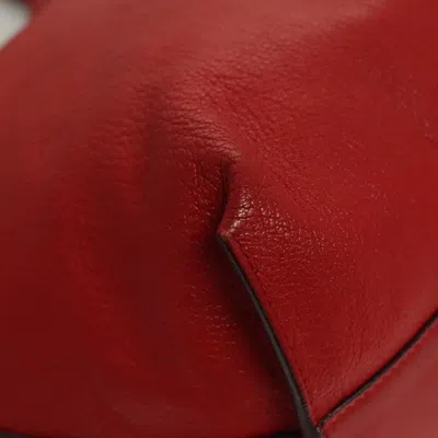 Pre-owned Chloé Dylan Red Leather Tote Bag ()