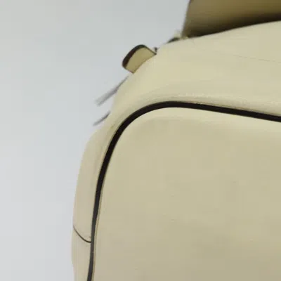 Pre-owned Chloé Faye Beige Leather Backpack Bag () In Sand