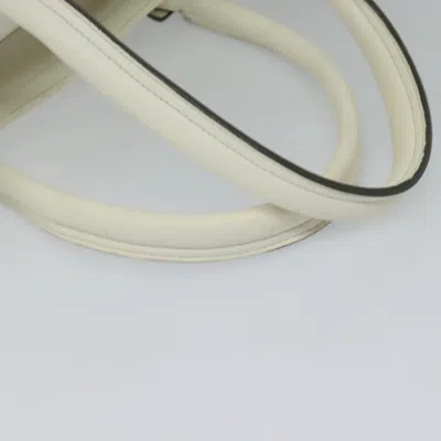 Pre-owned Chloé White Leather Tote Bag ()