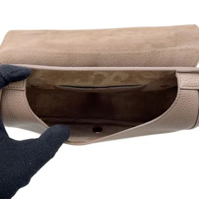 Pre-owned Dior Christian  Grayish Leather Shoulder Bag ()