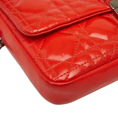 Pre-owned Dior Christian  Orange Leather Shoulder Bag ()