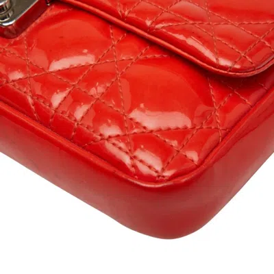 Pre-owned Dior Christian  Orange Leather Shoulder Bag ()