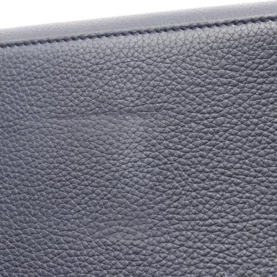 Pre-owned Christian Louboutin Beige Green Navy Patent Leather Leather Tote Bag ()