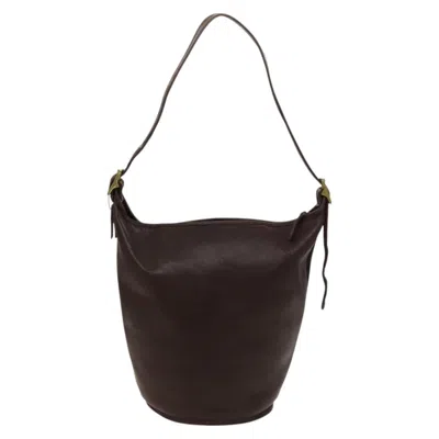 Pre-owned Coach Brown Leather Shoulder Bag ()