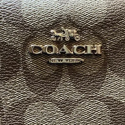 Pre-owned Coach Brown Pvc Leather Shoulder Bag ()