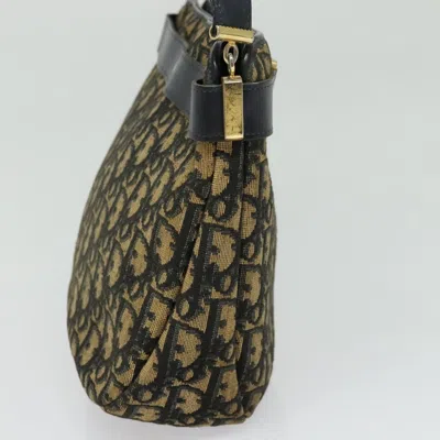 Pre-owned Dior 30 Montaigne Gold Canvas Shoulder Bag ()