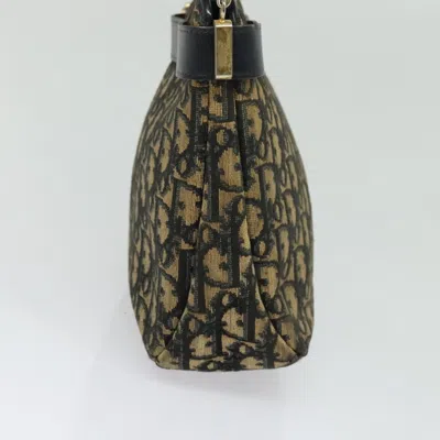 Pre-owned Dior 30 Montaigne Gold Canvas Shoulder Bag ()