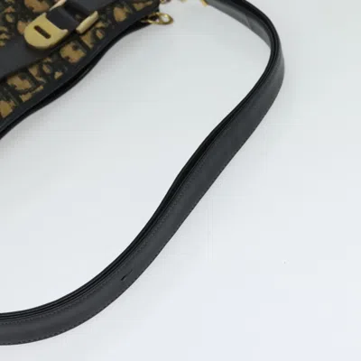 Pre-owned Dior 30 Montaigne Gold Canvas Shoulder Bag ()