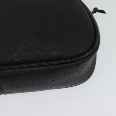 Pre-owned Dior Black Canvas Clutch Bag ()