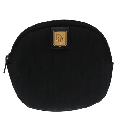 Pre-owned Dior Black Canvas Wallet  ()