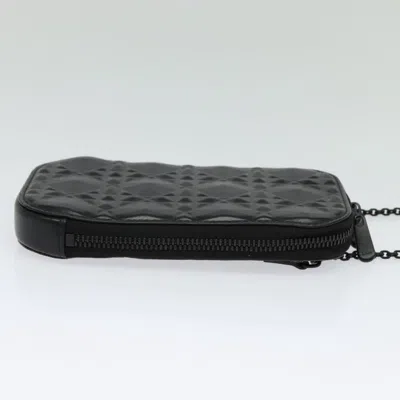 Pre-owned Dior Black Leather Shoulder Bag ()