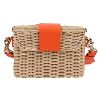 Pre-owned Dior Cd Beige Wicker Clutch Bag () In Sand