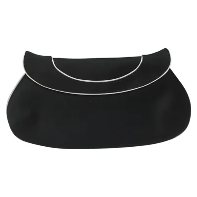 Pre-owned Dior D Black Silk Shoulder Bag ()