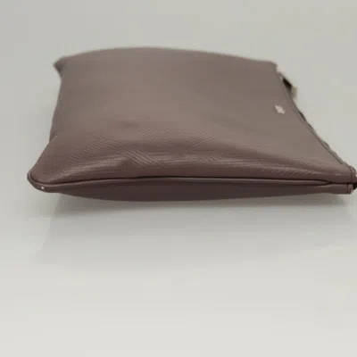 Pre-owned Dior Purple Leather Clutch Bag ()