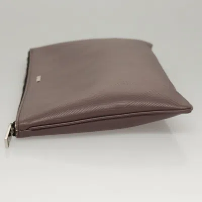 Pre-owned Dior Purple Leather Clutch Bag ()