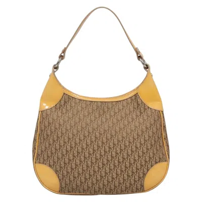 Pre-owned Dior Street Chic Hobo Beige Canvas Shoulder Bag () In Sand