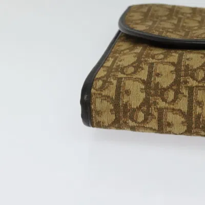 Pre-owned Dior Trotter Brown Canvas Shoulder Bag ()