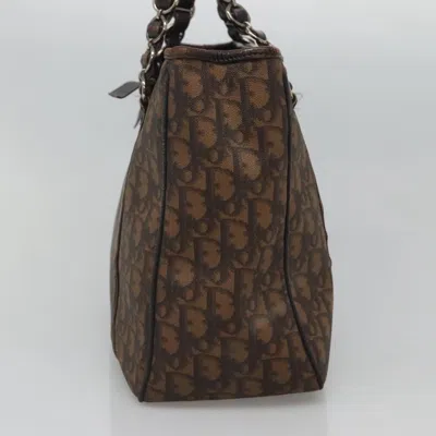 Pre-owned Dior Trotter Brown Canvas Tote Bag ()