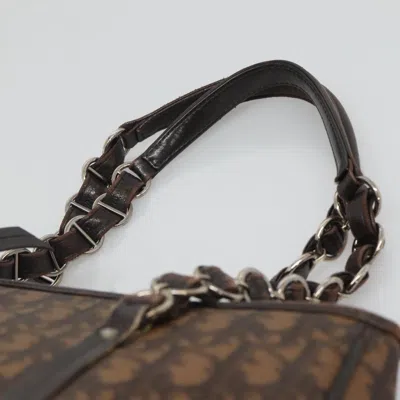 Pre-owned Dior Trotter Brown Canvas Tote Bag ()