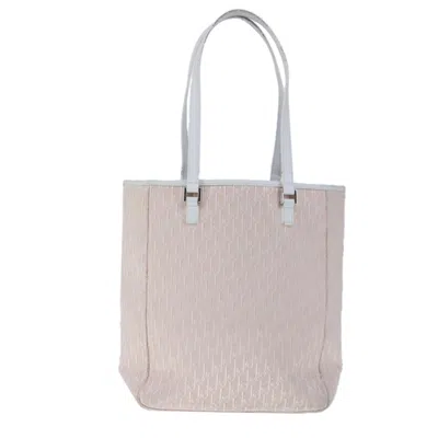 Pre-owned Dior Trotter Pink Canvas Tote Bag ()