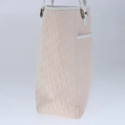 Pre-owned Dior Trotter Pink Canvas Tote Bag ()