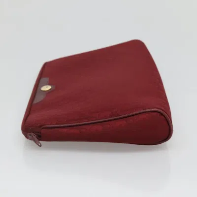 Pre-owned Dior Trotter Red Canvas Clutch Bag ()