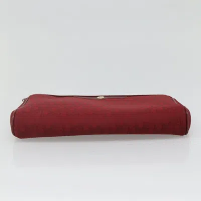 Pre-owned Dior Trotter Red Canvas Clutch Bag ()