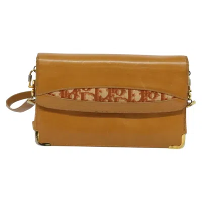 Pre-owned Dior Ultra  Beige Leather Shoulder Bag () In Sand