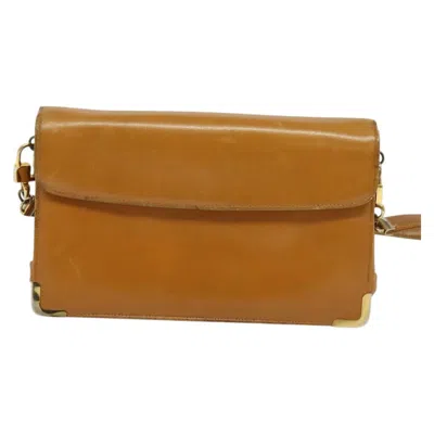 Pre-owned Dior Ultra  Beige Leather Shoulder Bag () In Sand