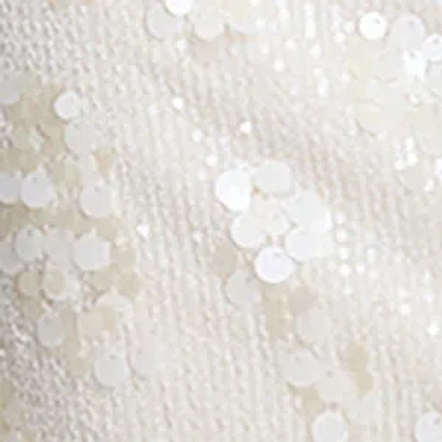 Kenneth Cole Sequin Pull On Mini Skirt In White