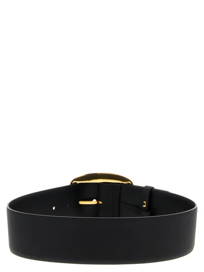 Dolce & Gabbana Large Buckle Strap Accessory In Black