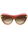 POMELLATO cat eye sunglasses,ACETATE100%