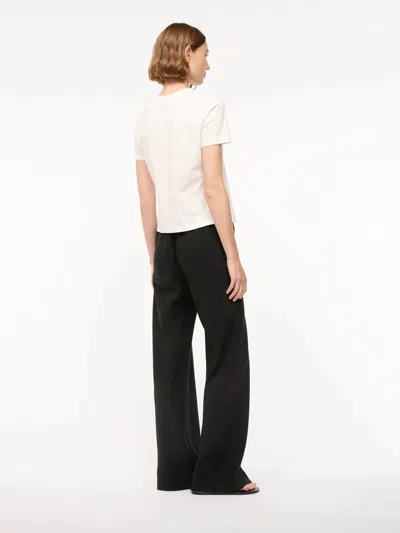 Staud Wide Pants Stroll In Black