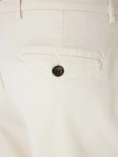 Berwich Flap-pocket Trousers In Neutral