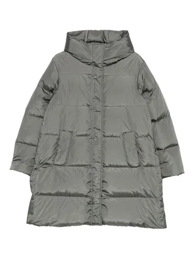 Lempelius Nev Nylon Down Jacket In Gray