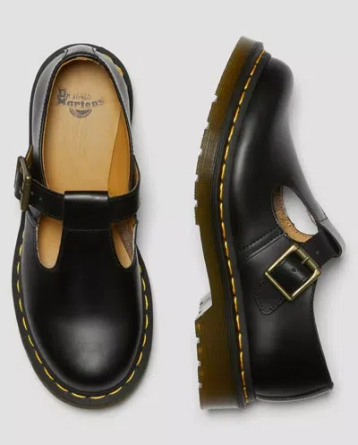 Dr. Martens Flat Shoes In Black